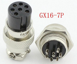 Разъем GX12 на 7 контактов